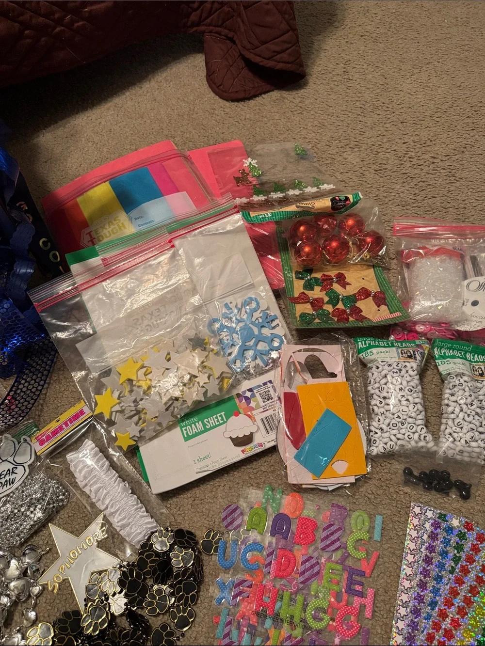 Assorted Party Craft Embellishments - Multicolor